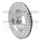 Dynamic Friction Co Brake Rotor Drilled And Slotted Silver, 631-42020R 631-42020R - alternate 2
